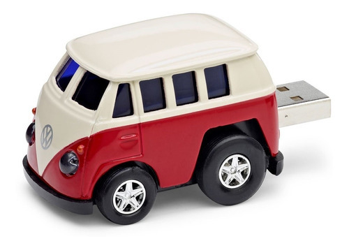 Pendrive 32 Gb Volkswagen Kombi Roja Color Rojo