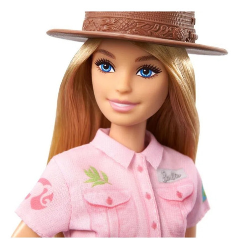 Figura Barbie Profissões Zoóloga Barbie Zoóloga Original