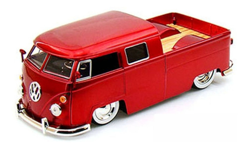 Auto Volkswagen Bus Pick Up Año 1963 Roja Jada 1:24 St