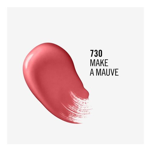 Labial Líquido Rimmel Lasting Provocalips Acabado Liso Color 730 Make A Mauve