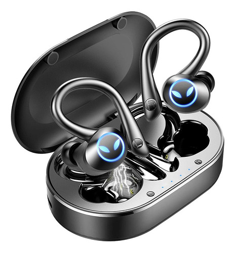 Auriculares Inalámbricos Bluetooth 5.3 Deportivos Con Gancho