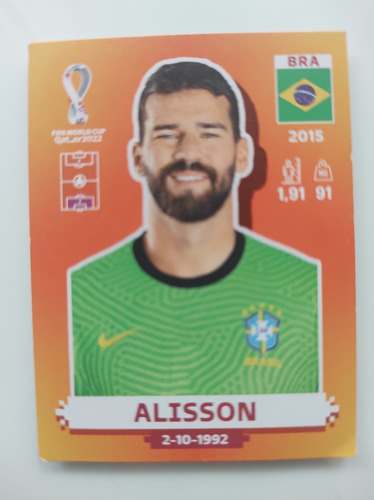 Figuritas Qatar 2022 - Alisson - Brasil 2