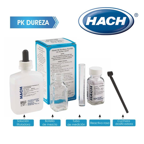 2 X Kit De Prueba Dureza Total Hach Original, Mod 5b Envío