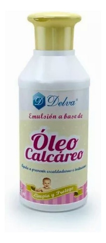 Oleo Calcáreo Delva 250 Ml Emulsión, previene escaluduras e irritaciones