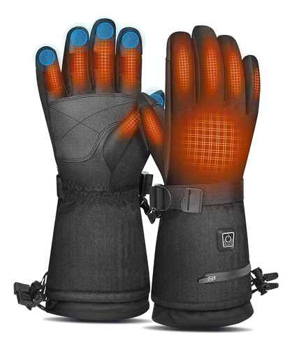 Heated Gloves For Men Women,7.4v 22.2wh Rechargeable Battery