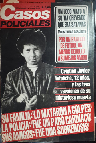 Casos Policiales 1986 Arnaldo Rascovsky Crimen Juvenil