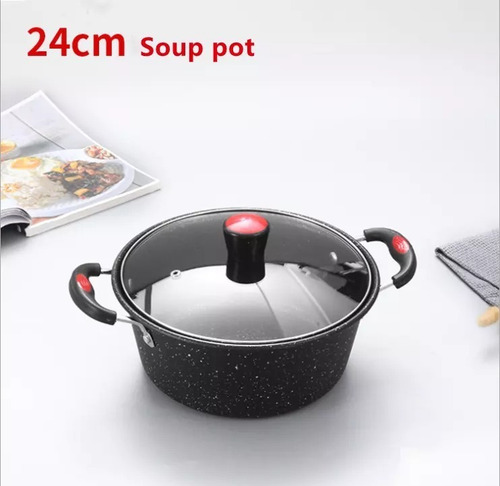 Imagen 3 de 8 de Set De Cocina Olla Sarten Wok Anti Aderente Con Inducción