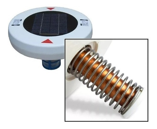 Boya Ionizador Solar Piscina Purificador Agua.