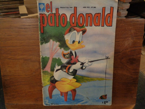 El Pato Donald 1960 N° 802 Historieta Excel.