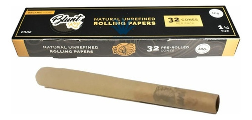 Papel Cono Organico 32 Unidades Blunt Rey