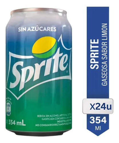 comprar Sprite Sin Azucar Lata 354ml Pack X24 Gaseosa Sin Azucar