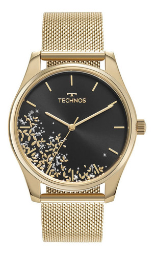 Relógio Feminino Technos Trend Dourado Envio 24 Hs