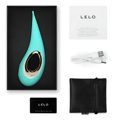 Lelo Dot Estimulador De Clítoris Elíptico Externo Color Aqua