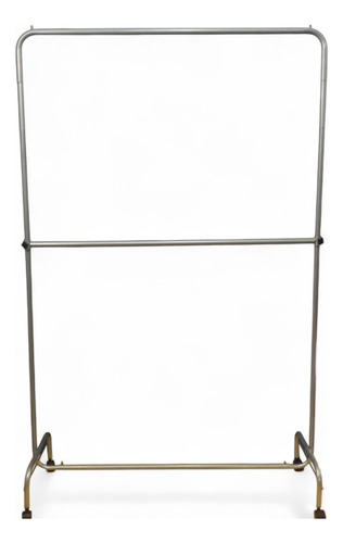 Perchero Metalico Comercial Doble 1,20 X 1,90 C/prolongador Gris