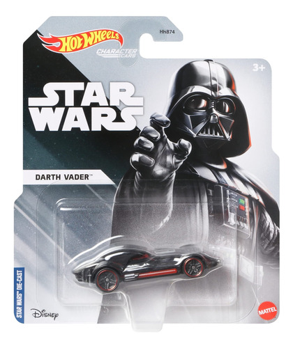 Hot Wheels Set 7 Stars Wars Vader Luke Grogu Leia Disney