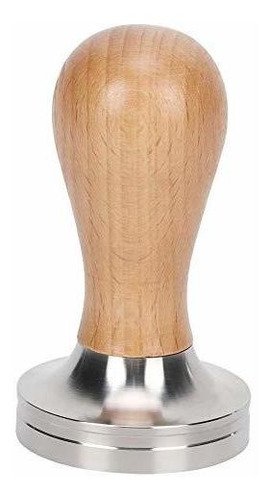 58mm Espresso Coffee Tamper With Wooden Handle For Home And 