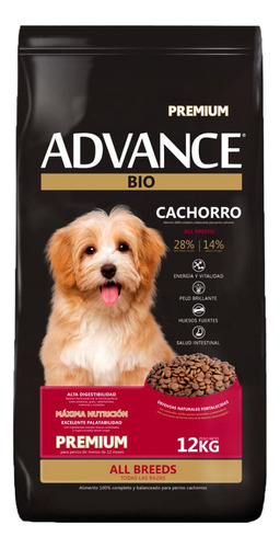 Alimento Advance Bio Premium Cachorro All Breads X 12 Kg