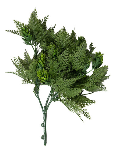 Kit Ramas Planta Artificial Decorativo Estrobilo 10 Piezas