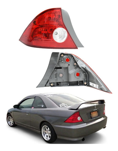 Calavera Civic Coupe 2004 2005 2pts. Exterior Izquierda