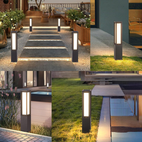 Luces Solares Para Caminos Al Aire Libre, Iluminación Modern