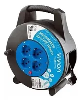Comprar Alargue Enrollador 4 Schuko Comb. Ficha Schuko 20mts Vivion