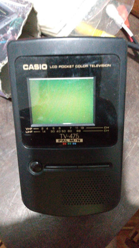 Tv Color Casio Modelo 475 Lcd Analógica Antiga