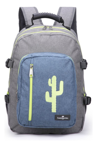 Mochila Wanderer Gris / Amarillo Cactus