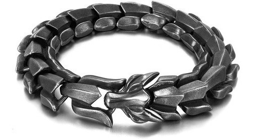 Pulsera De Dragón Vikingo Para Hombre, Brazalete Retro Punk