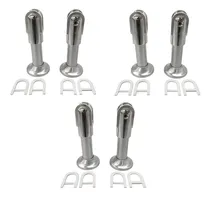 Comprar Patas Para Muebles Y Tabique Baños De Acero Inoxidable 6 Und