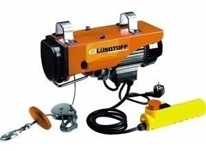 Aparejo Electrico 150 300 Kg Lusqtoff 12 M Comando Distancia