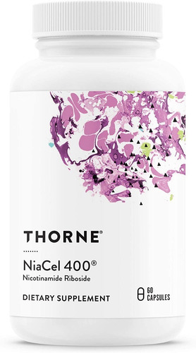 Thorne Niacel 400 Precursor Nad 60 Caps Reparación Celular