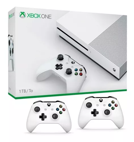 Console Microsoft Xbox One S 1TB com 2 Controles sem Fio - CGN