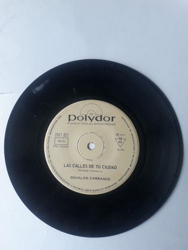 Vinilo Single Osvaldo Carrasco