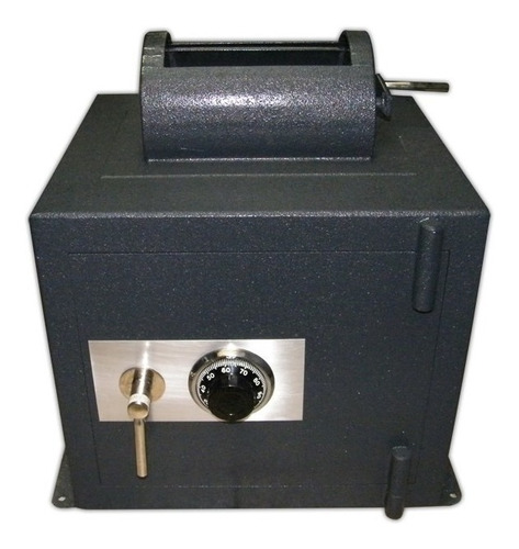 Caja fuerte Siindeseg 404540-1 con apertura mecánica color gris oscuro