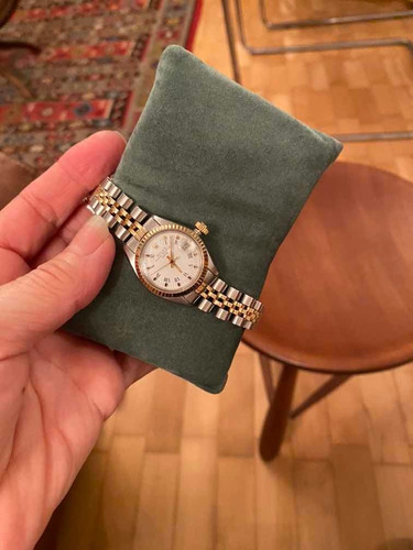Baixou / Rolex Original. Rolex Datejust Lady Ouro Aço.