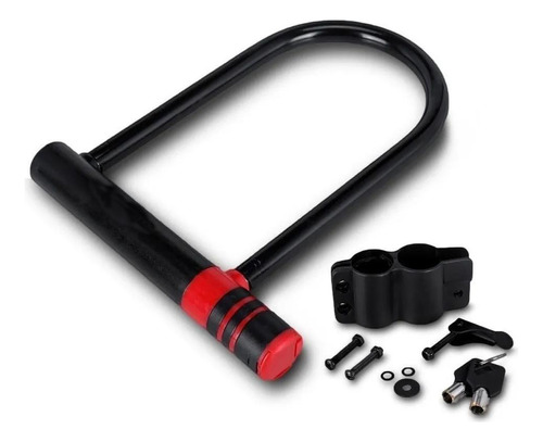 Cadeado Trava Em U-lock Para Motocicleta Moto Bicicleta Elet