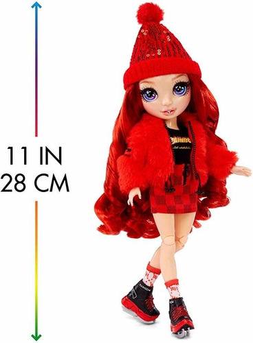 Rainbow High Fashion Winter Break Ruby Anderson Muñeca