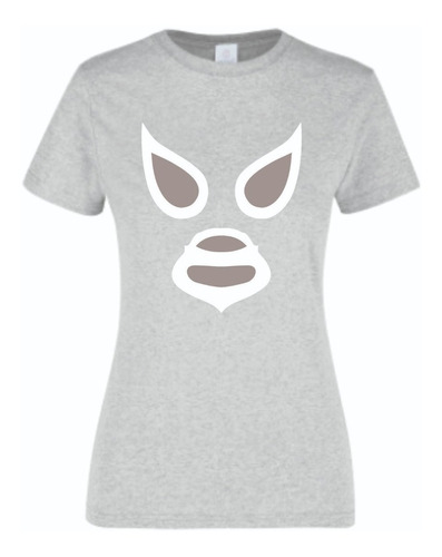 Santo Lucha Libre Enmascarado De Plata Playera Mujer Mod. 03