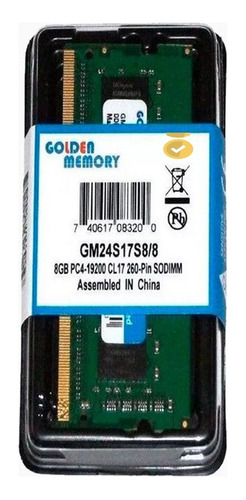 Memoria Ram Golden Ddr4 So-dimm 8gb Pc4-19200 2400mhz