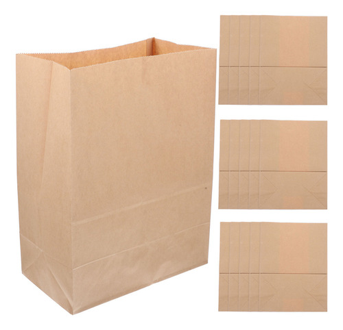 Bolsas De Papel Kraft Para Alimentos, Frutas Y Verduras, 20