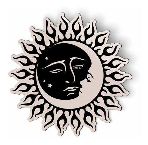 Ak Wall Art Sun And Moon Celestial - Imán - Armario Para Nev