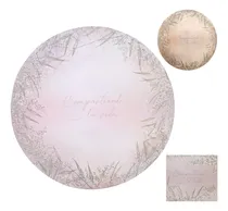 Comprar Set Plato De Sitio De Papel + Porta Cubierto + Posavaso 20 U Compartiendola Vida