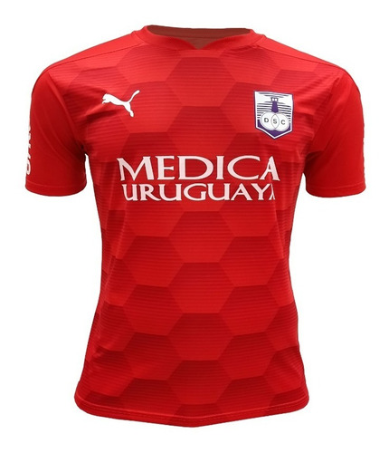 Defensor Sporting Camiseta De Golero Roja Puma Oficial Niño