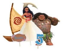 Comprar Moana Adorno De Torta Personalizado, Moana Adorno De Torta 