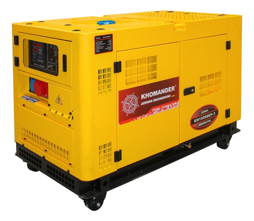 Generador Diesel Encapsulado 12.0 Kw Trif 380v - Khomander