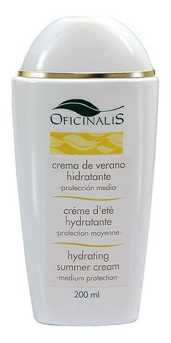 Crema Hidtratante Verano Protección 30 X 200 Ml Oficinalis