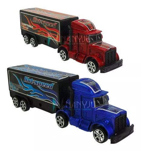 Mini Caminhão De Brinquedo Truck Carreta Carrinho De Fricção