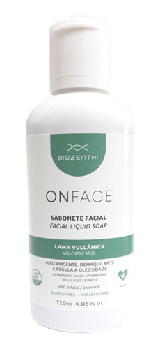 Sabonete Liquido Facial Onface Lama Vulcanica Vegano 120ml