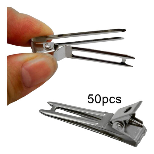 50 Pinzas Para El Cabello Con Diseño De Pico De Pato Para