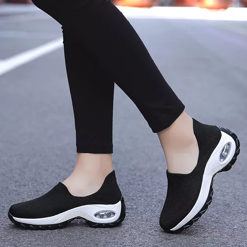 Zapatos Para Caminar Mocasines casuales para mujer Zapatillas